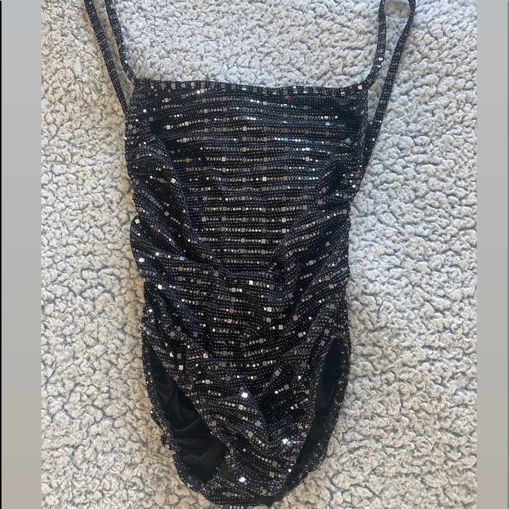 Nasty Gal Sequin Bodysuit